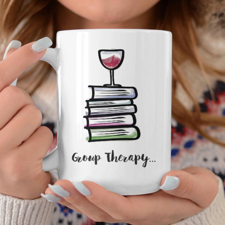 GROUP THERAPY Book Club Graphic Print Coffee Mug Unique Gifts
