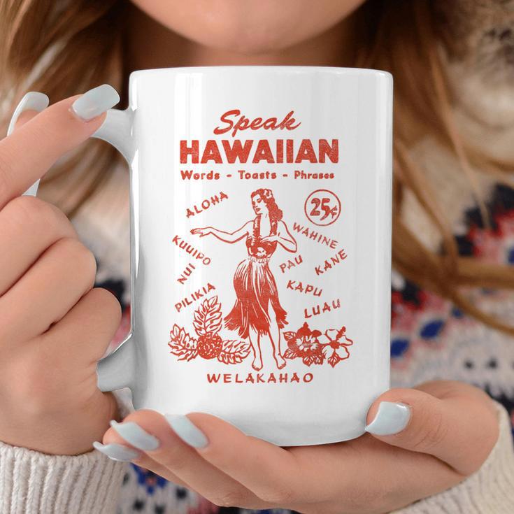 Hawaii Phrasebook 50s Tiki Style Graphic Print Coffee Mug Unique Gifts Hawaii Phrasebook 50s Tiki Style Graphic Print Coffee Mug Unique Gifts