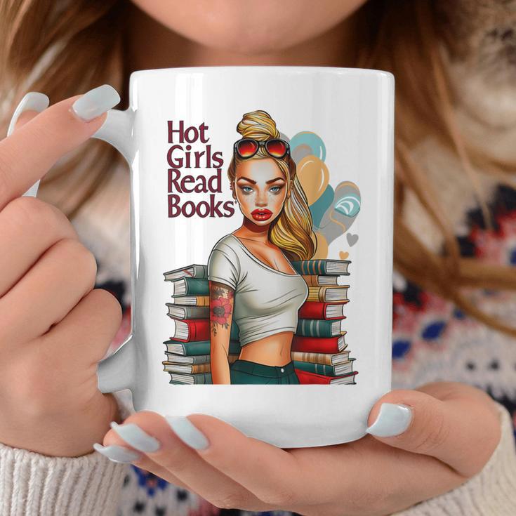Hot Girls Read BooksSpicy Bookish Girl Dark Romance Reader Graphic Print Coffee Mug Unique Gifts
