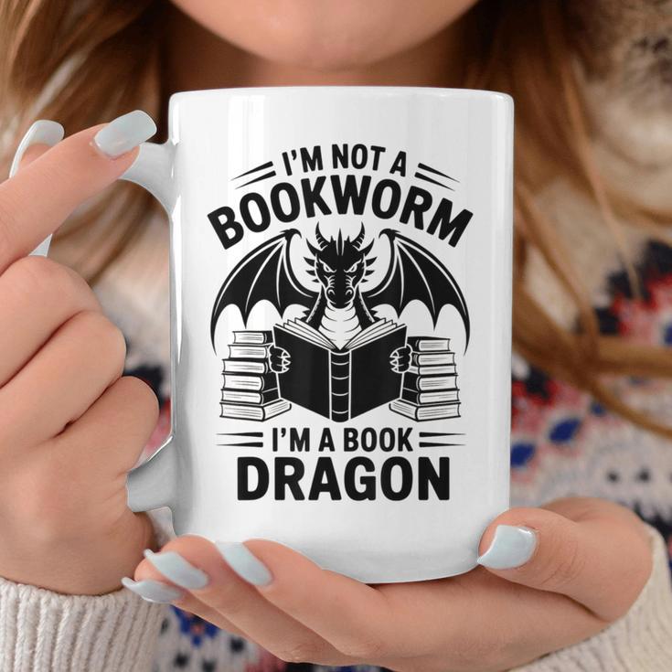 I'm Not a Bookworm I'm a Book Dragon Fantasy Readers Club Graphic Print Coffee Mug Unique Gifts I'm Not a Bookworm I'm a Book Dragon Fantasy Readers Club Graphic Print Coffee Mug Unique Gifts