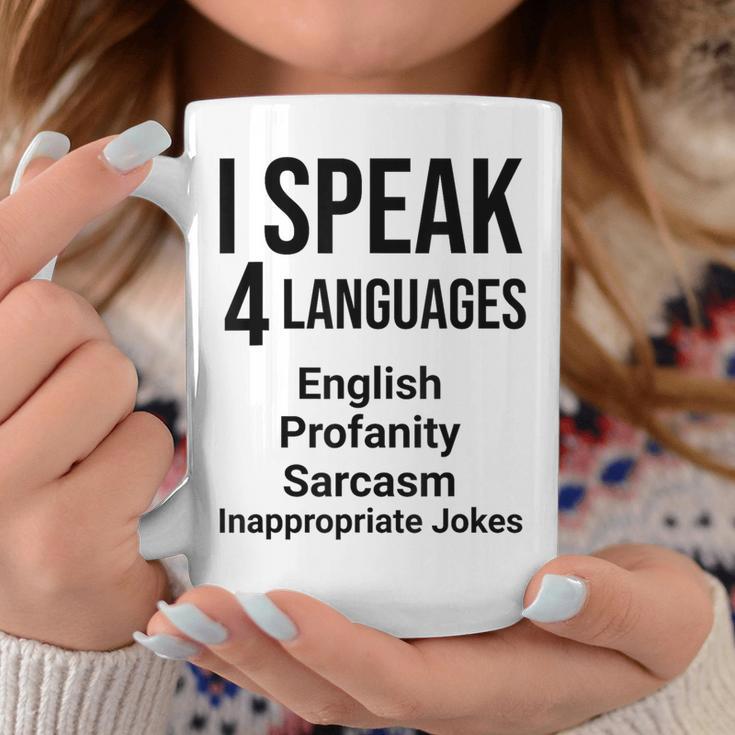Ipeak 4 Languages おもしろ英語文法先生 コーヒーマグ 面白い贈り物
