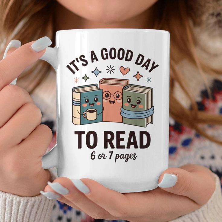 It's a Good Day To Read For Book Lovers Vibes Graphic Print Coffee Mug Unique Gifts