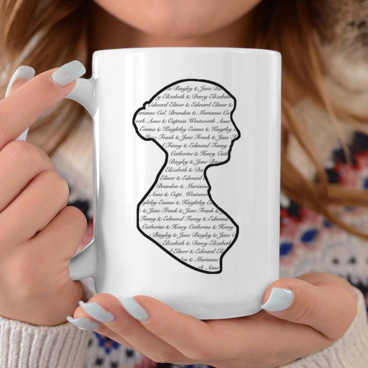 Jane Austen Vintage Quote Literary Book Club Fans Graphic Print Coffee Mug Unique Gifts Jane Austen Vintage Quote Literary Book Club Fans Graphic Print Coffee Mug Unique Gifts