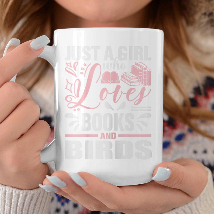 Just a Girl Who Loves Birds And Books Read Book Librarian Graphic Print Coffee Mug Unique Gifts Just a Girl Who Loves Birds And Books Read Book Librarian Graphic Print Coffee Mug Unique Gifts