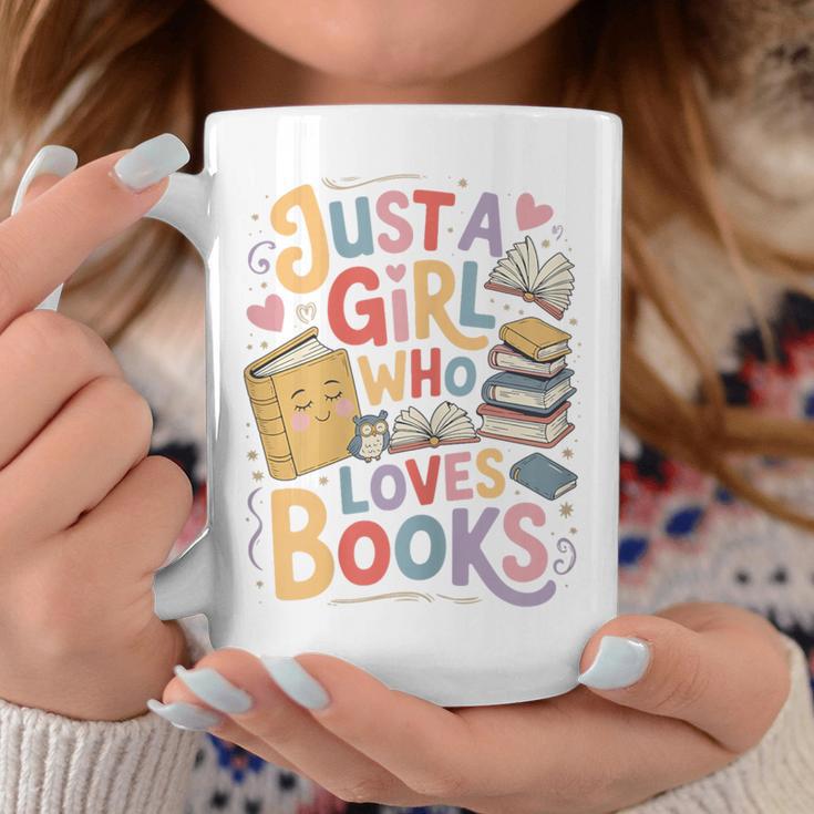 Just a Girl Who Loves Books Bookish Readers Book Lover Girls Graphic Print Coffee Mug Unique Gifts Just a Girl Who Loves Books Bookish Readers Book Lover Girls Graphic Print Coffee Mug Unique Gifts