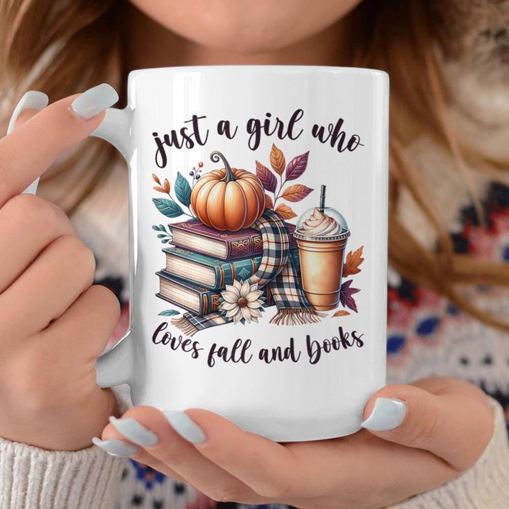 Just a Girl Who Loves Fall And Books Pumpkin Spice Autumn Graphic Print Coffee Mug Unique Gifts Just a Girl Who Loves Fall And Books Pumpkin Spice Autumn Graphic Print Coffee Mug Unique Gifts
