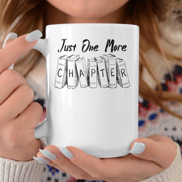 Just One More Chapter Book Reader And Reading Fan Graphic Print Coffee Mug Unique Gifts