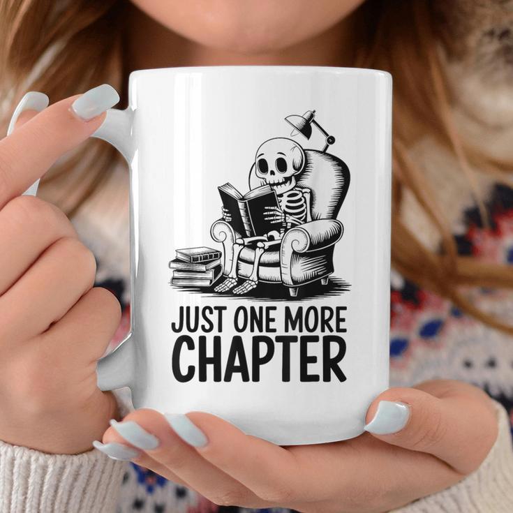 Just One More Chapter Book Skeleton Reading Books Graphic Print Coffee Mug Unique Gifts Just One More Chapter Book Skeleton Reading Books Graphic Print Coffee Mug Unique Gifts