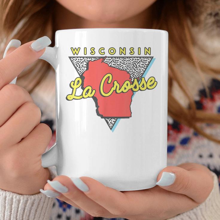 La Crosse ウィスコンシン ヴィンテージ Wi レトロ トライアングル コーヒーマグ 面白い贈り物