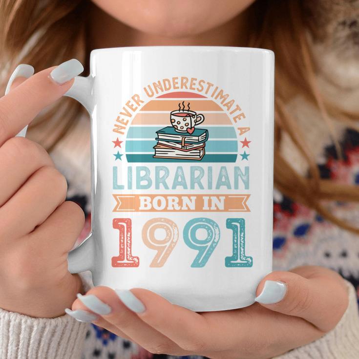 Librarian Born 1991 30th Birthday Book Lover Graphic Print Coffee Mug Unique Gifts Librarian Born 1991 30th Birthday Book Lover Graphic Print Coffee Mug Unique Gifts