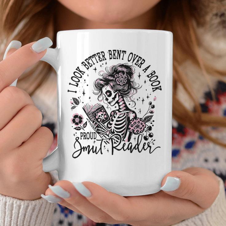 I Look Better Bent Over A Book Smut Reader Skeleton Women Graphic Print Coffee Mug Unique Gifts I Look Better Bent Over A Book Smut Reader Skeleton Women Graphic Print Coffee Mug Unique Gifts