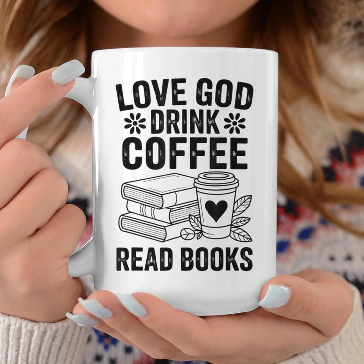 Love God Drink Coffee Read Books For Book Lovers Graphic Print Coffee Mug Unique Gifts Love God Drink Coffee Read Books For Book Lovers Graphic Print Coffee Mug Unique Gifts