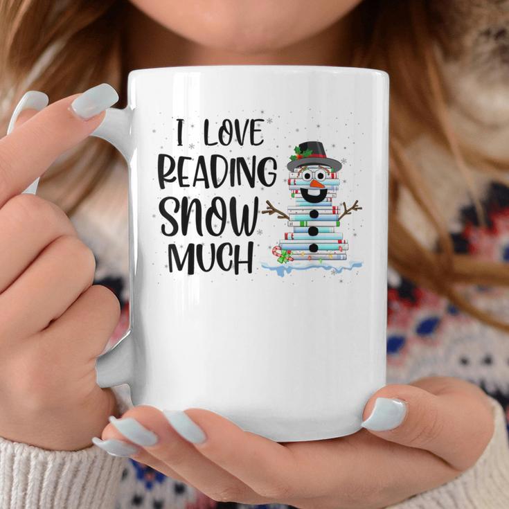 I Love Reading Snow Much Christmas For Book Lovers & Reader Graphic Print Coffee Mug Unique Gifts