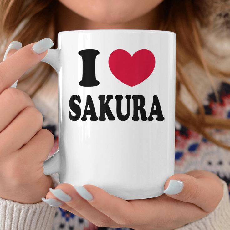 I Loveakura 桜が大好き コーヒーマグ 面白い贈り物