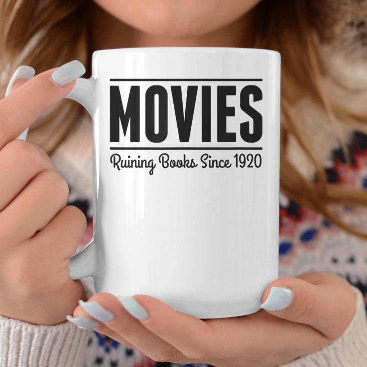 Movies Ruining Books Since 1920 Book Reading Literary Graphic Print Coffee Mug Unique Gifts