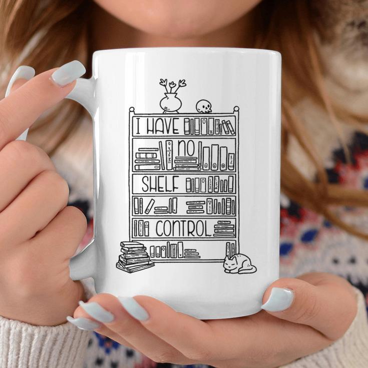 I HAVE NO SHELF CONTROL Reading Books Reader Meme Graphic Print Coffee Mug Unique Gifts