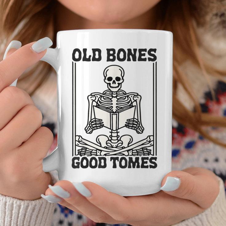 Old Bones Good Tomes Skeleton Reading Bookworm Book Lovers Graphic Print Coffee Mug Unique Gifts Old Bones Good Tomes Skeleton Reading Bookworm Book Lovers Graphic Print Coffee Mug Unique Gifts