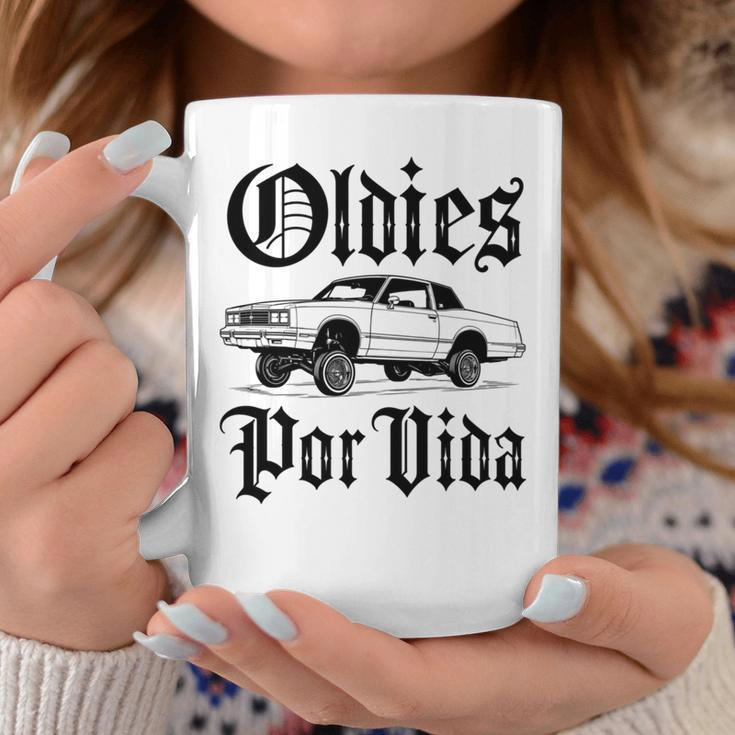 Oldies Porida ヴィンテージ ローライダー 車 メキシカン チカーノ チョロ 長袖tシャツ コーヒーマグ 面白い贈り物