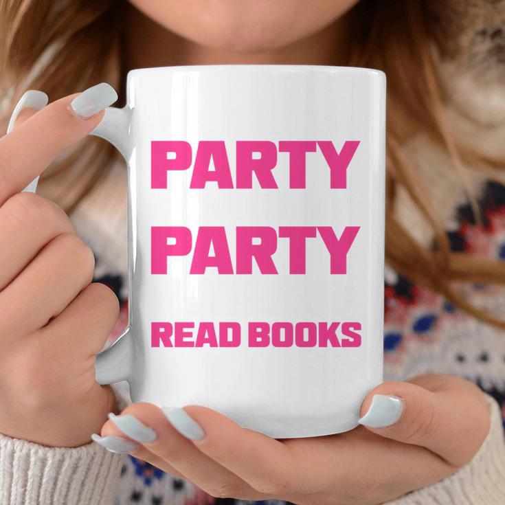 I Like To Party And By Party I Mean Read Books Book Reading Graphic Print Coffee Mug Unique Gifts