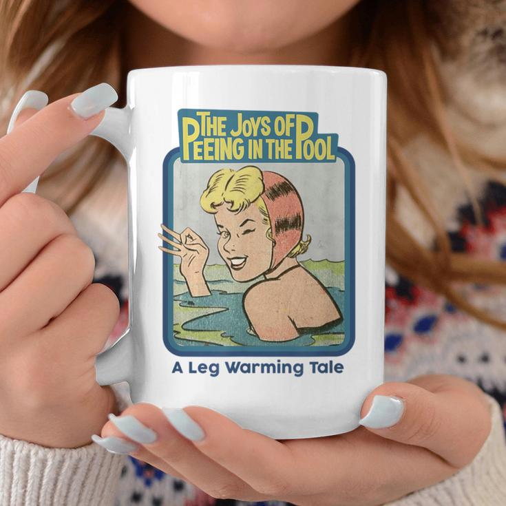 Peeing In The Pool Book Cover By Sam Spencer Graphic Print Coffee Mug Unique Gifts