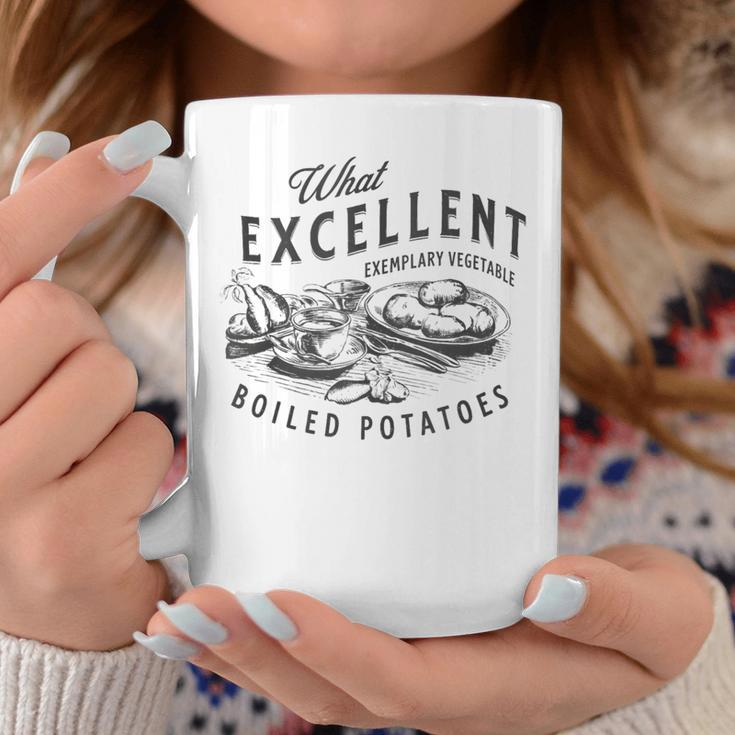 Pride And Prejudice Books What Excellent Boiled Potatoes Graphic Print Coffee Mug Unique Gifts