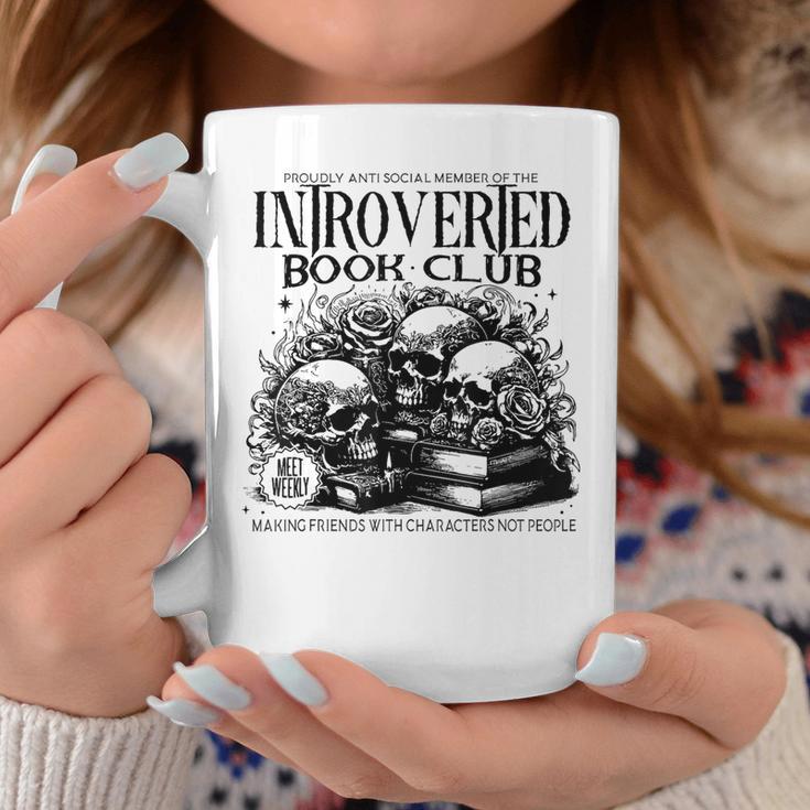Proudly Anti Social Member Of The Introverted Book Club Graphic Print Coffee Mug Unique Gifts