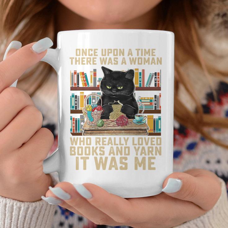 There Was A Woman Who Really Loved Books And Yarn Crocheting Graphic Print Coffee Mug Unique Gifts There Was A Woman Who Really Loved Books And Yarn Crocheting Graphic Print Coffee Mug Unique Gifts