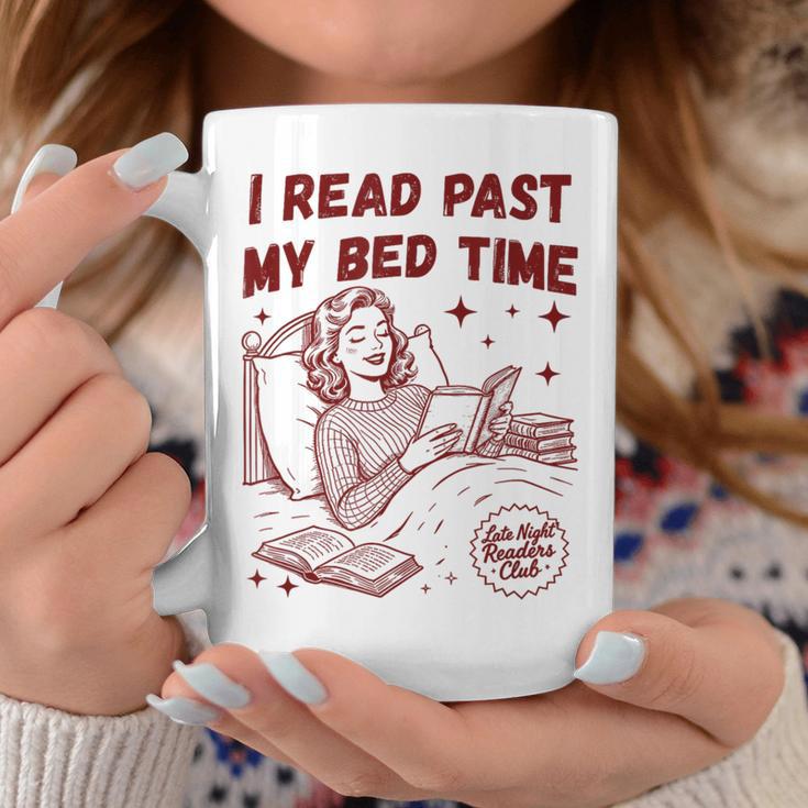 I Read Past My Bed Time Late Night Readers Club Book Lover Graphic Print Coffee Mug Unique Gifts