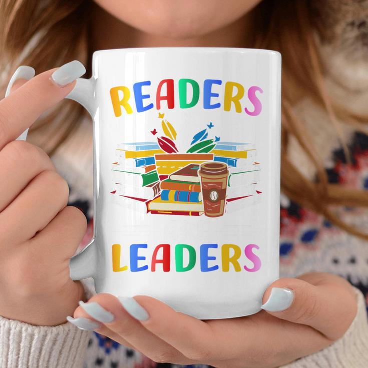 Readers Are Leaders Book Lover Reading Mom Premium Tri-Blend Graphic Print Coffee Mug Unique Gifts