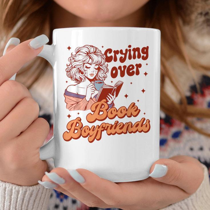 Reading Book Lover Bookish Crying Over Book Boyfriends Graphic Print Coffee Mug Unique Gifts Reading Book Lover Bookish Crying Over Book Boyfriends Graphic Print Coffee Mug Unique Gifts