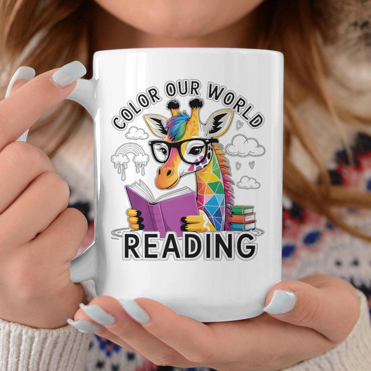 Reading Colors Our World Color Our World 2026 Reading Book Premium Tri-Blend Graphic Print Coffee Mug Unique Gifts