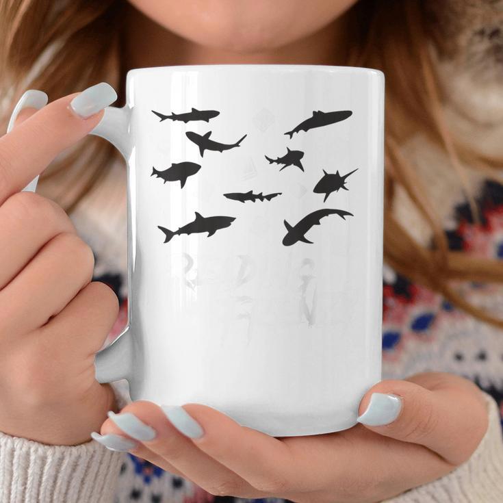 Reading Frenzy Shark Love Books Teacher Read TShirt Graphic Print Coffee Mug Unique Gifts
