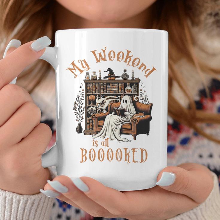 Reading Ghost Halloween Library Weekend Book Lovers Women Premium Tri-Blend Graphic Print Coffee Mug Unique Gifts