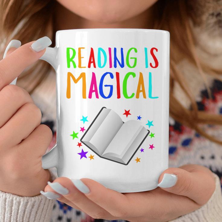 Reading Is Magical I Love To Read Book Lovers Teacher Graphic Print Coffee Mug Unique Gifts