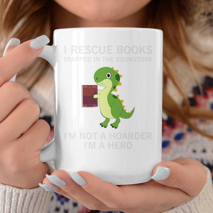I Rescue Book Trapped In The Bookstore I'm Not A Hoarder Graphic Print Coffee Mug Unique Gifts