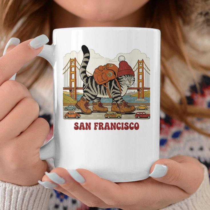 San Francisco Cat Tshirt Golden Gates Bridge Reading Books Graphic Print Coffee Mug Unique Gifts San Francisco Cat Tshirt Golden Gates Bridge Reading Books Graphic Print Coffee Mug Unique Gifts