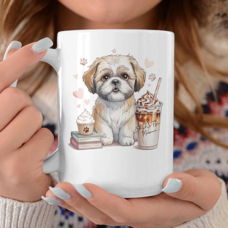 Shih Tzu Treats Books And Coffee Shih-Tzu For Dog Moms Premium Tri-Blend Graphic Print Coffee Mug Unique Gifts Shih Tzu Treats Books And Coffee Shih-Tzu For Dog Moms Premium Tri-Blend Graphic Print Coffee Mug Unique Gifts