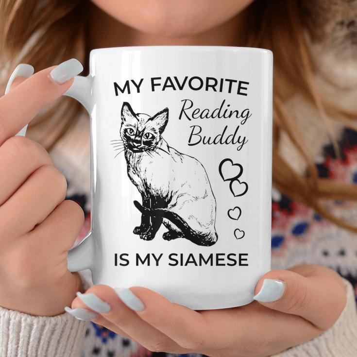 Siamese Cat Reading And Books Graphic Print Coffee Mug Unique Gifts Siamese Cat Reading And Books Graphic Print Coffee Mug Unique Gifts