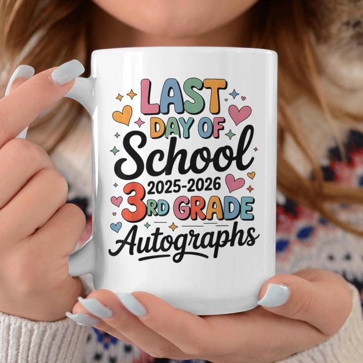 Sign My 3Rd Grade Last Day 2026 Autographs シグネチャーアート コーヒーマグ 面白い贈り物