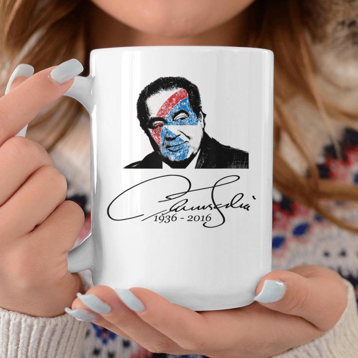 Signature And Bust Antonin Scalia Tshirt Justice Scalia Book Graphic Print Coffee Mug Unique Gifts