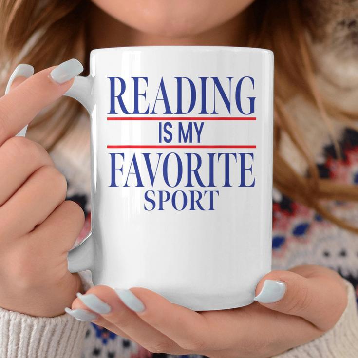Simple Sarcastic Reading Is My Favorite Sport Book Lover Graphic Print Coffee Mug Unique Gifts