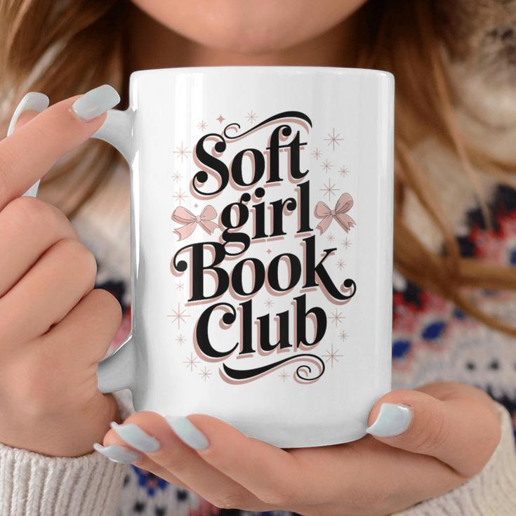 Soft Girl Book Club Coquette Bow Aesthetic Reader Graphic Print Coffee Mug Unique Gifts Soft Girl Book Club Coquette Bow Aesthetic Reader Graphic Print Coffee Mug Unique Gifts