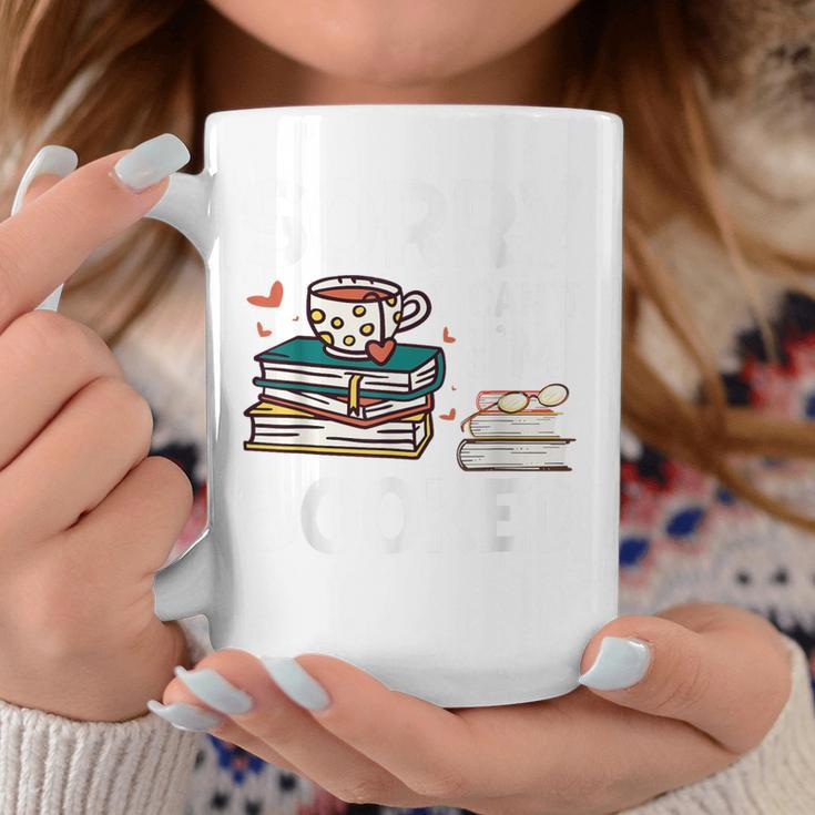 Sorry Can't I'm Booked- Bookworm Book Nerd Book Reader Graphic Print Coffee Mug Unique Gifts