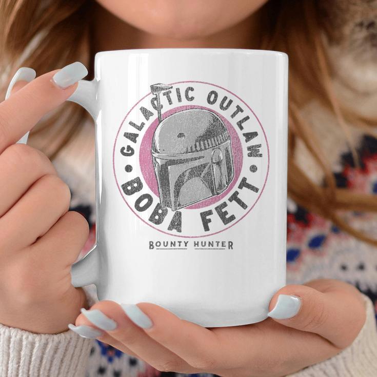 Star Wars The Book Of Boba Fett Helmet Galactic Outlaw Logo Graphic Print Coffee Mug Unique Gifts