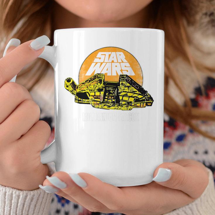 Star Wars Millennium Falcon Comic Book Style T-Shirt Graphic Print Coffee Mug Unique Gifts