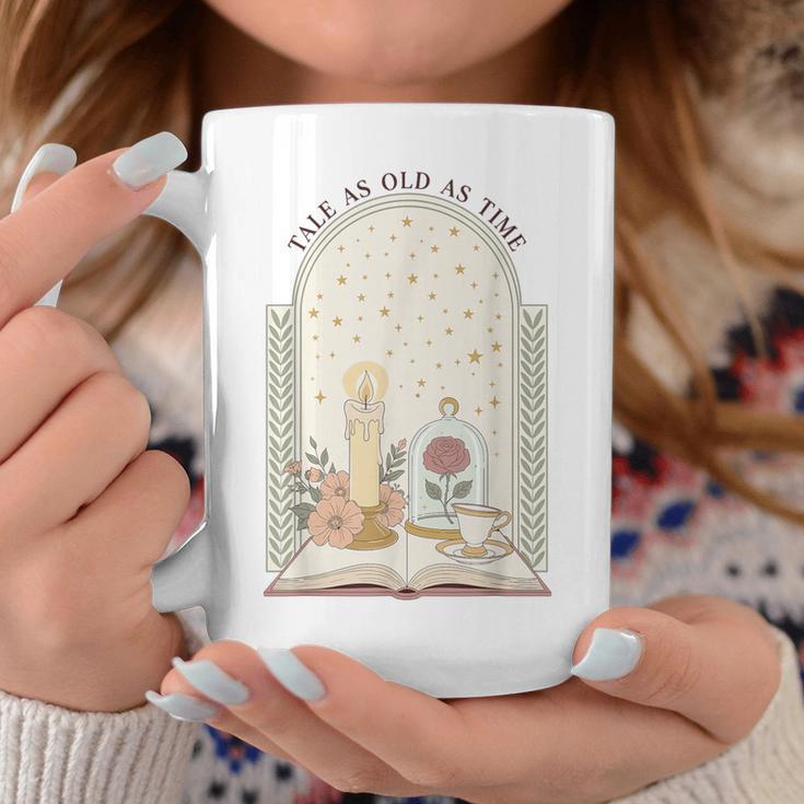 Tale As Old As Time Rose Candle And Book Graphic Print Coffee Mug Unique Gifts