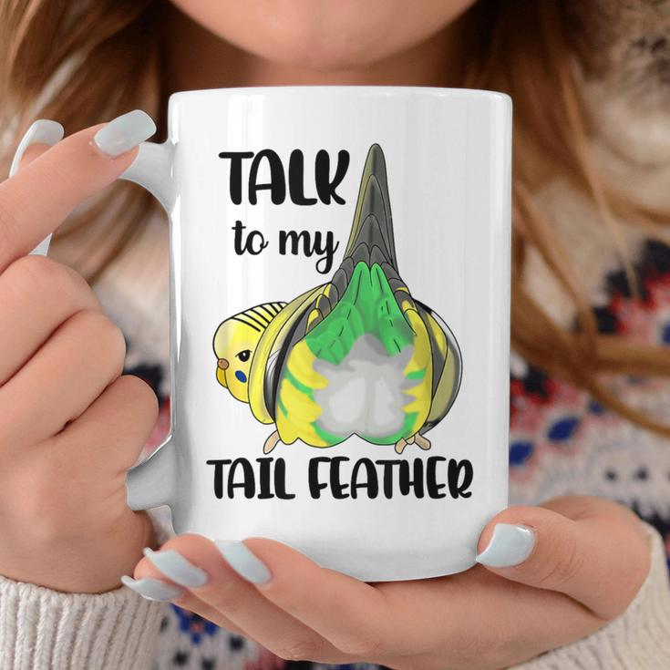 Talk To My Tail 羽 ファニー セキセイバト セキセイインコ コーヒーマグ 面白い贈り物