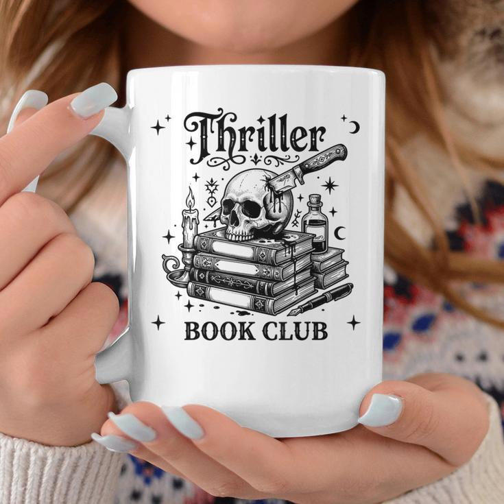 Thriller Book Club Mystery Lover Reading Crime Novel Graphic Print Coffee Mug Unique Gifts