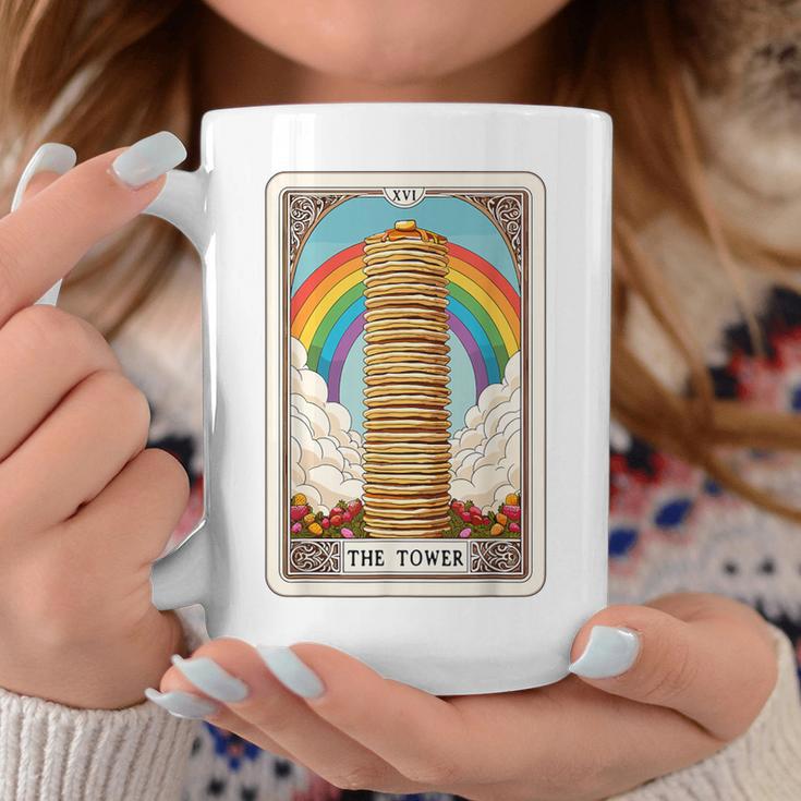 The Tower タロットカード パンケーキタワー 朝食 恋人 パンケーキ コーヒーマグ 面白い贈り物