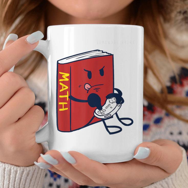 Trendy Graphic Math Book Gamer Homework Break Graphic Print Coffee Mug Unique Gifts